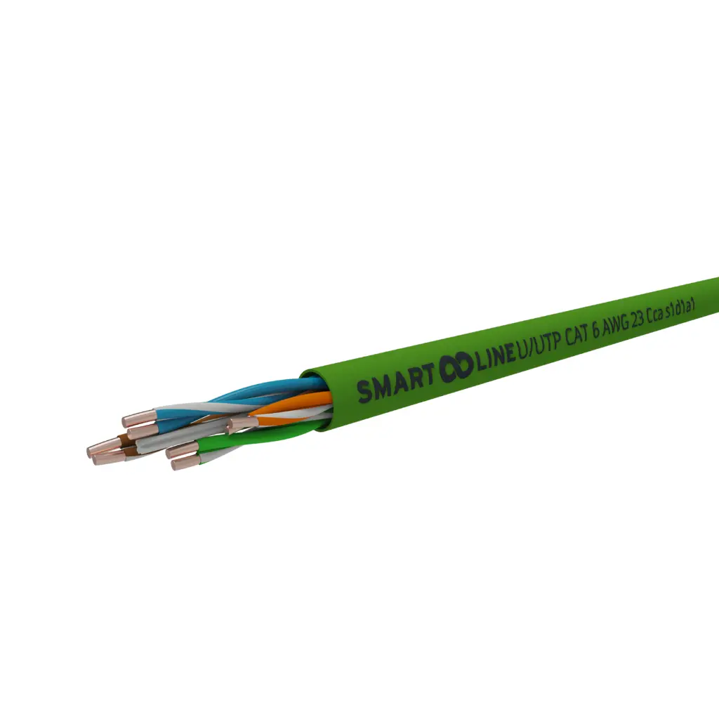 U/UTP-CAT6-CCA-s1d1a1-GROEN-RAL6018(B305)