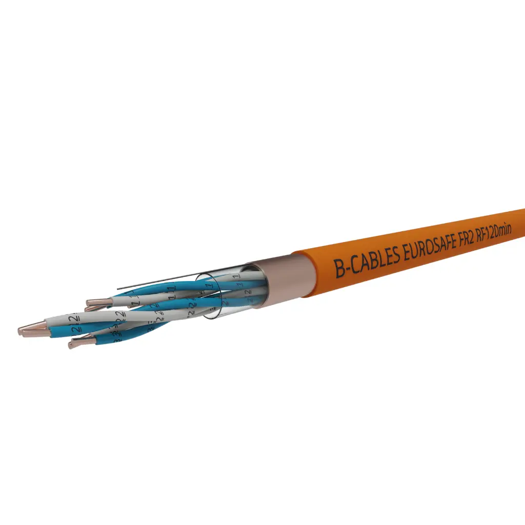 EUROSAFE-2X2X0.9-RF120-300/500V-ORANJE(R100)