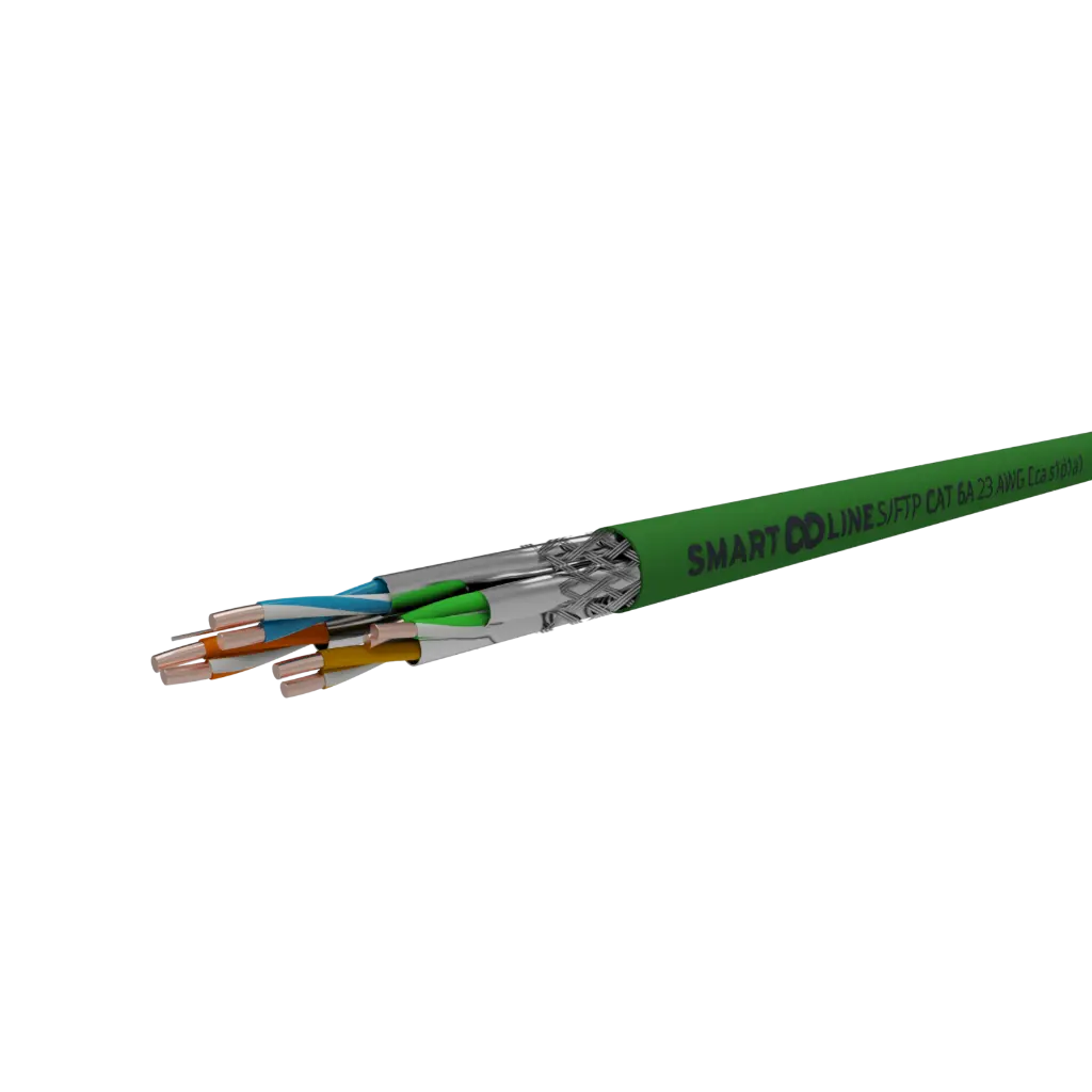 S/FTP-CAT6A-CCA-s1d1a1-GROEN-RAL6018(H500)